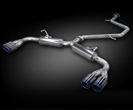 Kakimoto Racing Class KR Exhaust System with Quad Tips (Stainless) for Toyota C-HR FWD Hybrid