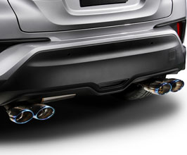 TOMS Racing Barrel Exhaust System with Quad Tips (Stainless) for Toyota C-HR AX