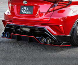 KUHL CHR-RS Aero Rear Half Spoiler and Rear Diffuser (FRP) for Toyota C-HR