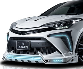 ROWEN Aero Front Half Spoiler Kit with LEDs (FRP) for Toyota C-HR