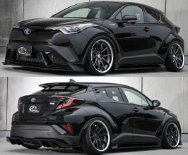 KUHL CHR-SS Aero Half Spoiler Kit with Exhaust-Less Rear - Version 1 (FRP) for Toyota C-HR AX