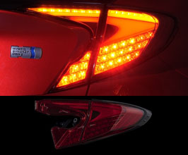 Valenti Jewel LED Tail Lamps ULTRA (Red) for Toyota C-HR AX