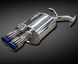 Kakimoto Racing Class KR Exhaust Muffler with Dual Tips - Left Side (Stainless) for Toyota Camry XSE