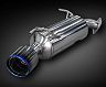 Kakimoto Racing Class KR Exhaust Muffler with Single Tips - Left Side (Stainless)