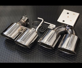 Mz Speed Prussian Blue Exhaust Tips for Mz Speed Rear (Stainless) for Toyota Camry XV70