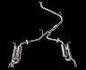 Suruga Speed PFS Loop Sound Muffler Exhaust System with Quad Tips (Stainless)