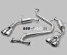 TOMS Racing Barrel Exhaust System with Quad Tips (Stainless)