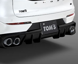 TOMS Racing Barrel Exhaust System with Quad Tips for TOMS Rear Half Spoiler (Stainless) for Toyota Crown Crossover RS