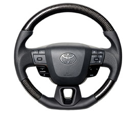REAL Premium Series Custom Steering Wheel (Leather with Carbon Fiber) for Toyota Crown Crossover S235