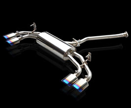EXART ONE Muffler Exhaust System with Quad Tips for Modellista Rear (Stainless) for Toyota Crown Sport S236