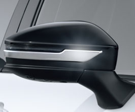 Modellista Impressive Elegance Mirror Garnishes (ABS with Plating) for Toyota Crown Sport Hybrid