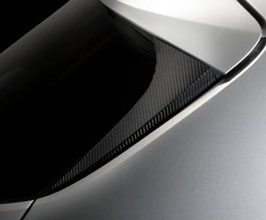 TOMS Racing Rear Roof Spoiler Side Panel Carbon Sheet (Carbon Look) for Toyota GR Corolla GZEA14