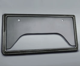 Toyota Gazoo Racing GR Parts License Plate Frame - Front (Carbon Fiber) for Toyota GR Corolla