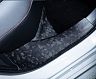 TOMS Racing Scuff Door Sills - Rear (Dry Forged Carbon)