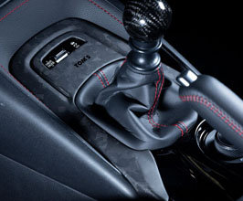 TOMS Racing Shift Panel - Type 1 (Dry Forged Carbon) for Toyota GR Corolla GZEA14