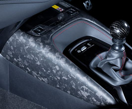 TOMS Racing Shift Panel - Type 2 (Dry Forged Carbon) for Toyota GR Corolla GZEA14