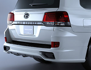 Artisan Spirits Black Label Aero Rear Half Spoiler (FRP) for Toyota Land Cruiser ZX