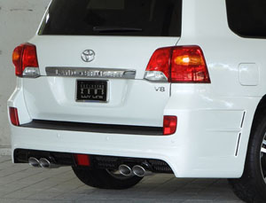 Mz Speed LUV Line Aero Rear Bumper (FRP) for Toyota Land Cruiser