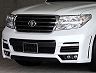 Mz Speed LUV Line Aero Front Bumper with LED Daylights and Fog Lamps (FRP) for Toyota Land Cruiser