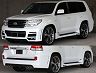 Mz Speed LUV Line Aero Body Kit with LED Daylights and Fog Lamps (FRP) for Toyota Land Cruiser AX