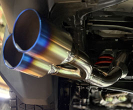 Suruga Speed Exhaust System with Angled Dual Tips (Stainless) for Toyota Land Cruiser 2.7L Gas J250