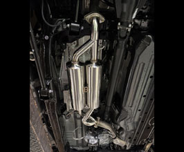 Suruga Speed Exhaust Mid Pipe with Center Muffler (Stainless) for Toyota Land Cruiser 2.7L Gas J250