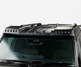 WALD Desert Line Black Bison Edition Front Roof Spoiler with LEDs (FRP) for Toyota Land Cruiser J250