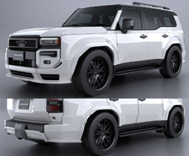 Artisan Spirits Sports Line Black Label Aero Half Spoiler Kit with 30mm Over Fenders (FRP) for Toyota Land Cruiser VX