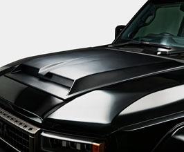 WALD Desert Line Black Bison Edition Front Hood Bonnet Scoop Cover (FRP) for Toyota Land Cruiser J250 ZX/VX
