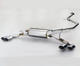 Ganador PBS Power Boost System Super Exhaust System with Quad Tips (Stainless) for Toyota Prius XW60