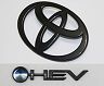 LX-MODE Dark Metallic Emblem Set - HEV (Metallic Black)