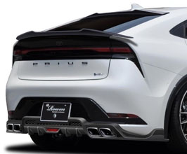 ROWEN Aero Rear Diffuser with Quad Exhaust Tips for Toyota Prius XW60