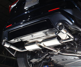 Sense Brand Exhaust System with Dual Tips for TRD Street Monster (Stainless) for Toyota RAV4 Hybrid