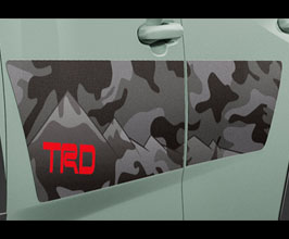 TRD Side Decals (Green Camouflage) for Toyota RAV4 XA50 Adventure / Off-Road