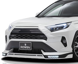 ROWEN Aero Front Half Spoiler with Front LEDs (FRP) for Toyota RAV4