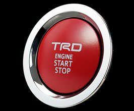 TRD Push Start Button (Red) for Toyota RAV4 XA50 Hybrid