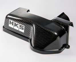 HKS Timing Belt Cover for HKS Super Fire Racing Coil Pro (Carbon Fiber) for Toyota Supra JZA80 2JZ-GTE