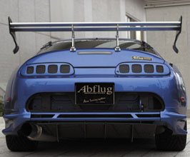 Abflug Aero Rear Bumper with Duct and Triple Duct - Version R Mv2 (FRP) for Toyota Supra A80