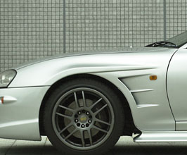 Abflug Aero Front Fenders (FRP) for Toyota Supra A80