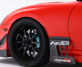 Varis Ridox Front 30mm Wide Fenders (FRP) for Toyota Supra A80
