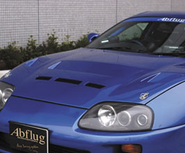 Abflug Front Hood Bonnet with Cooling Vents (FRP) for Toyota Supra A80