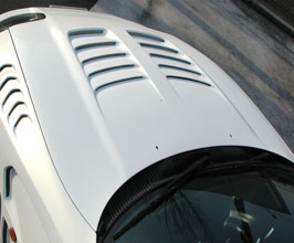 Border Racing Front Hood Bonnet with Air Vents - GT Spec (FRP) for Toyota Supra JZA80