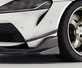 Varis Front Bumper Canards (Carbon Fiber) for Toyota Supra A90