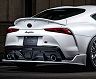 Mz Speed Prussian Blue Aero Rear Under Spoiler (3D Printed) for Toyota Supra A90
