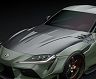 ZACOE Land Shark Front Hood Bonnet with Vents (Carbon Fiber)