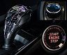 KSPEC Japan SilkBlaze Sports Crystal Shift Knob with Remote and Push Start for Toyota Supra A90
