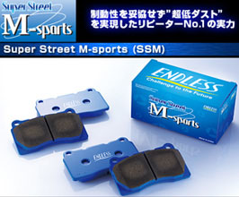 Endless SSM Super Street M-Sports Low Dust and Noise Brake Pads - Rear for Toyota Supra A90