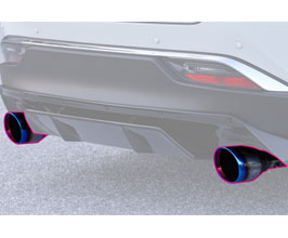 KUHL Exhaust System with Dual Slash Tips for KUHL KRUISE Rear (Stainless) for Toyota Harrier / Venza