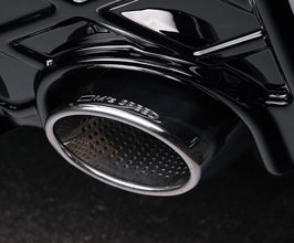 Mz Speed LUV Line Half Exhaust Tips for Version 2 (Stainless) for Toyota Venza XU80