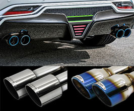 RoJam DTM Exhaust System with Quad Tips for RoJam Rear (Stainless) for Toyota Venza XU80